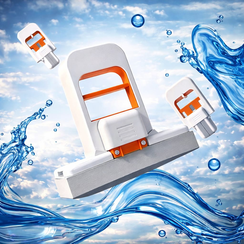 Mini Foldable Mop – Instant Kitchen & Bathroom Cleaner (No Effort Cleaning Tool)
