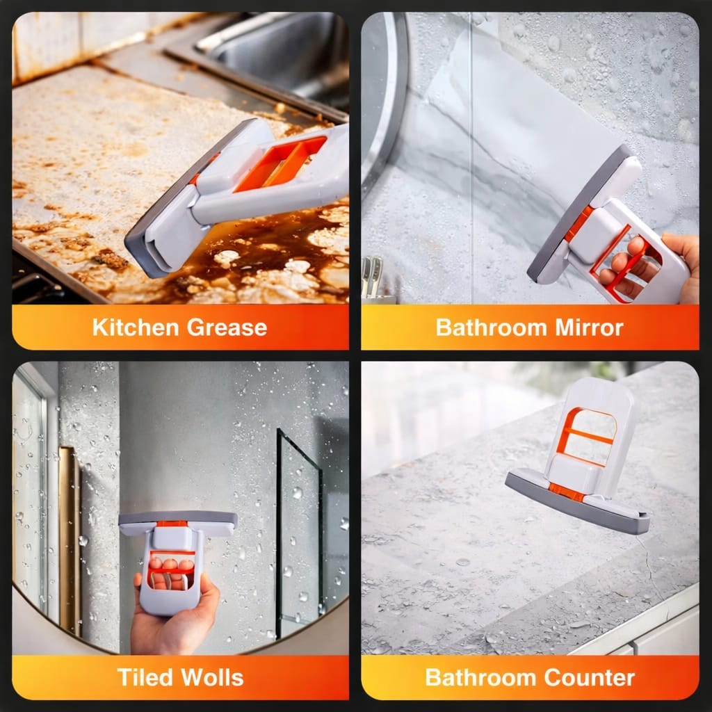 Mini Foldable Mop – Instant Kitchen & Bathroom Cleaner (No Effort Cleaning Tool)